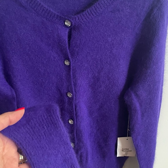 Moda International Purple Women's Cardigan L - Picture 5 of 7